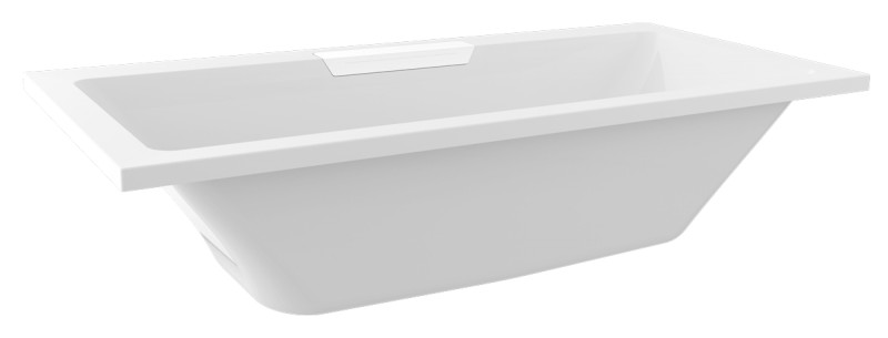 CASCATA obdélníková vana 185x85x45cm, kaskáda bílá 73836.101