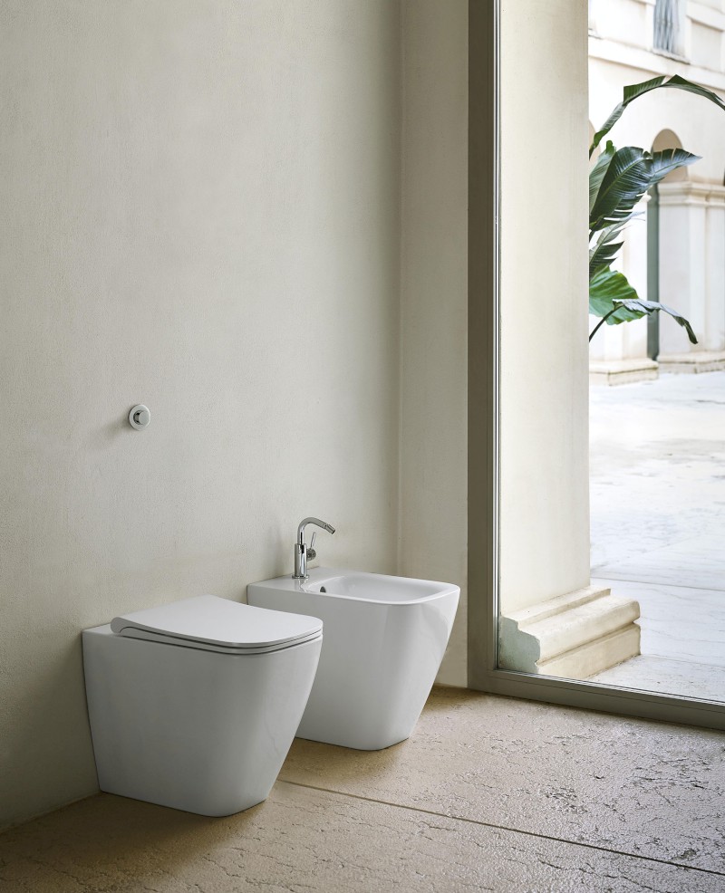 NUBES bidet stojící, 35x52cm, bílá ExtraGlaze 9662111