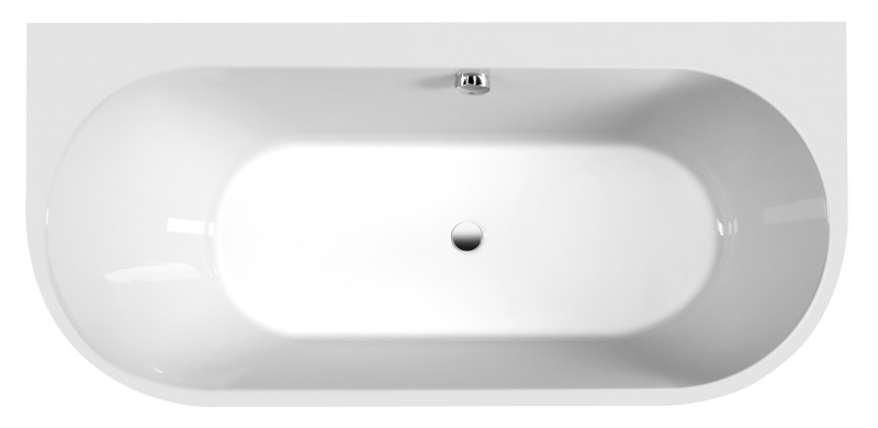 ASTRA DL MONOLITH nástěnná stojící vana 160x75x60cm, bílá 33611MDL