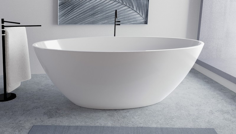 CORYN volně stojící vana 165x90x58cm, bílá 68651