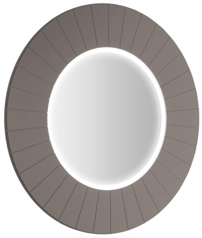 LUMIRO STRIP kulaté zrcadlo s LED osvětlením v rámu ø 90cm, agila LR950-4343S