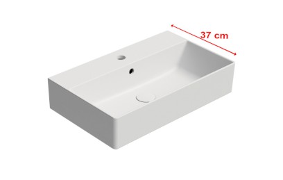KUBE X keramické umyvadlo 60x37cm, bílá mat 9454109