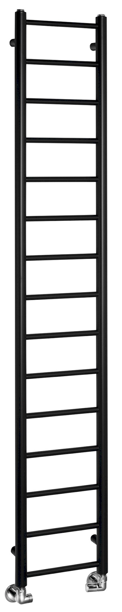 DINA otopné těleso 300x1740 mm, černá mat IR376B