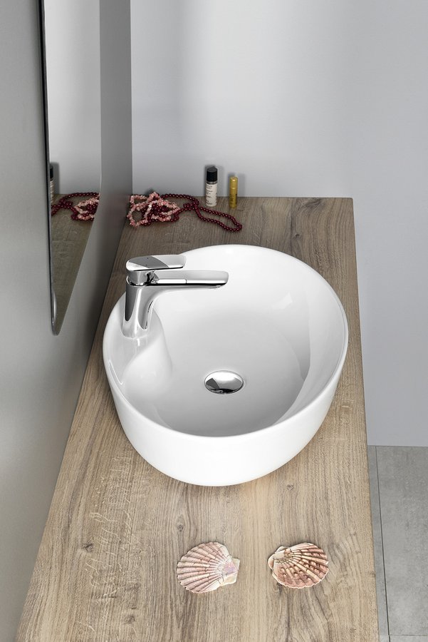 MARIANA keramické umyvadlo na desku, 58x41,5cm, bílá AR483