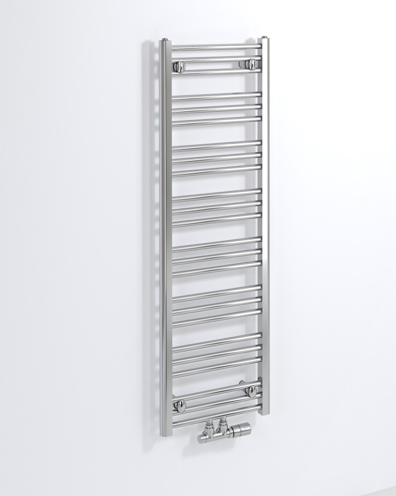 ALBRECHT otopné těleso 400x1250mm, středové připojení, chrom 600.112.1