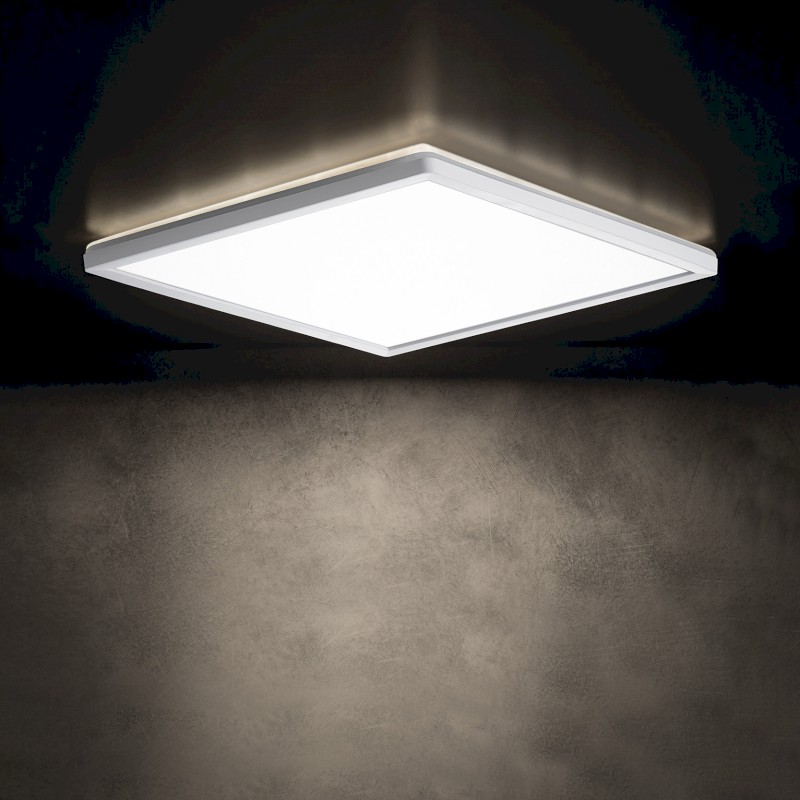 AZPO stropní LED svítidlo, 300x300mm, 17,5W, 3000/4000/6000K, IP54, bílá 31532