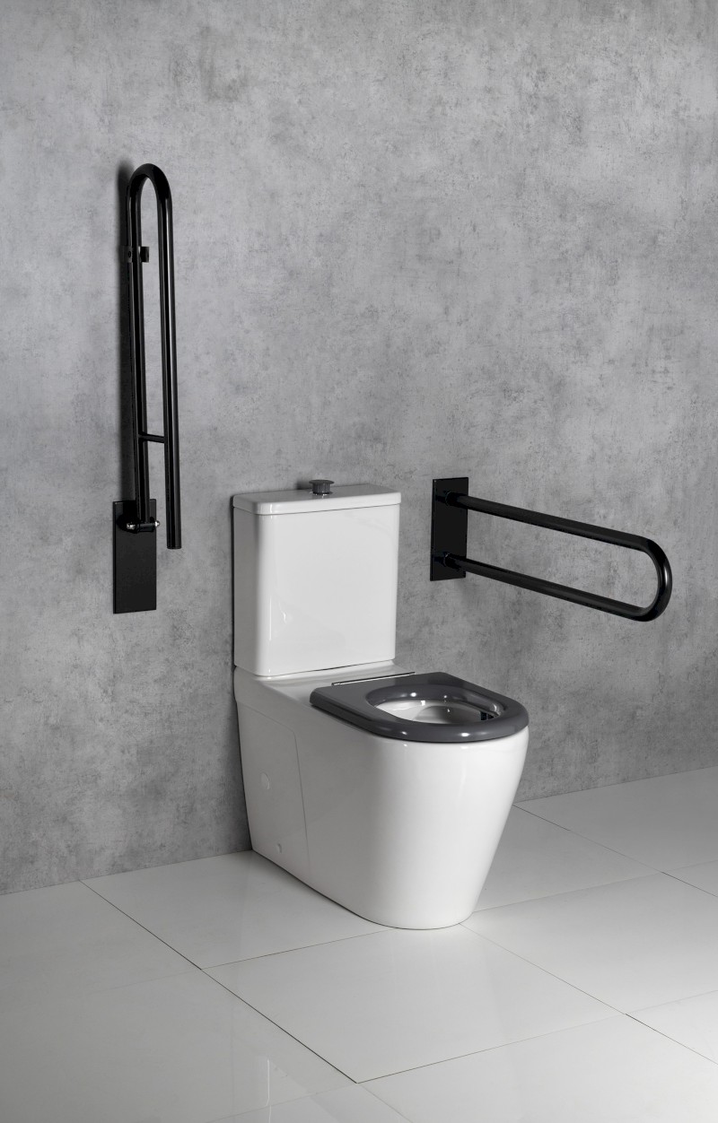 HANDICAP madlo sklopné 813mm, černá mat XH518B