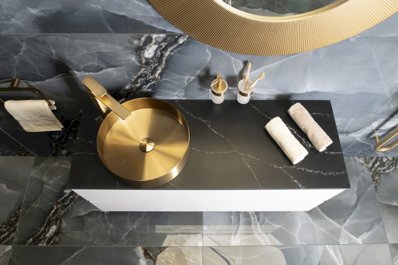 ODETTA umyvadlová skříňka 118x50x43,5cm, bílá lesk DT120-3030