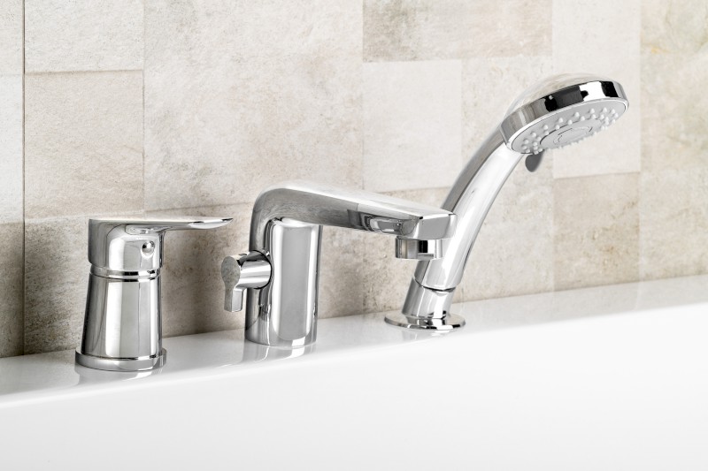 LOTTA tříprvková baterie na okraj vany, chrom LT984