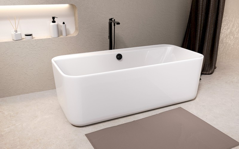 ZARY volně stojící vana 170x80x58cm, bílá 68658