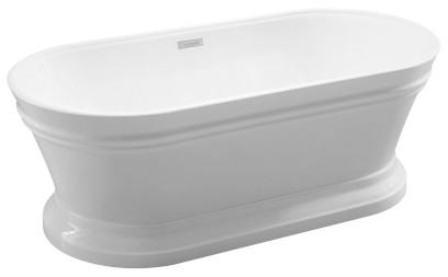 ANTIK volně stojící vana, 160x79cm, bílá E2679