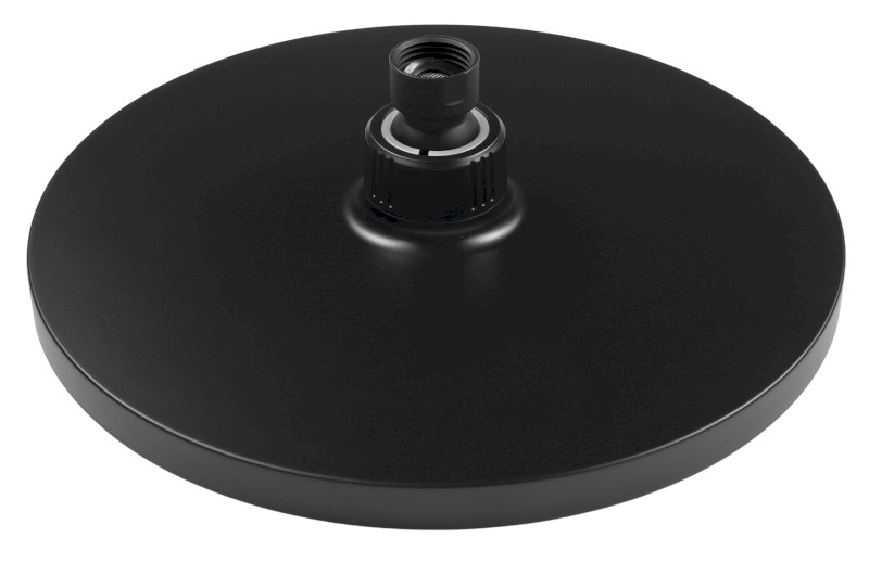 Hlavová sprcha, průměr 220mm, silikon trysky, ABS/černá mat SK852B