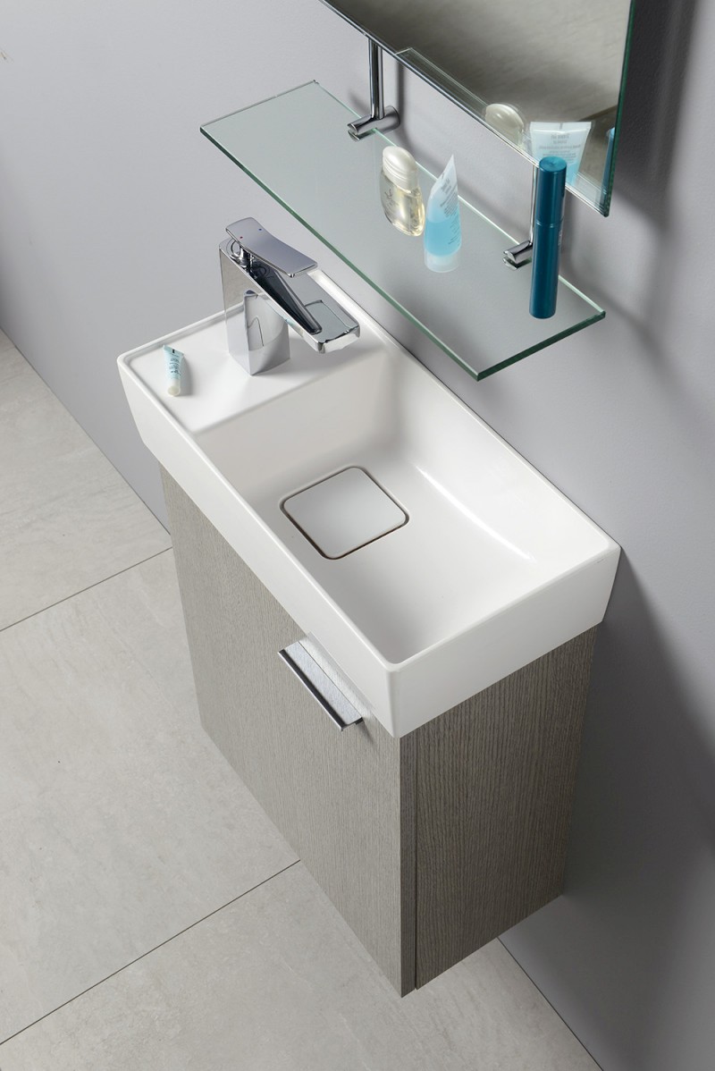 WEGA zrcadlo s policí 50x80cm 60092-5