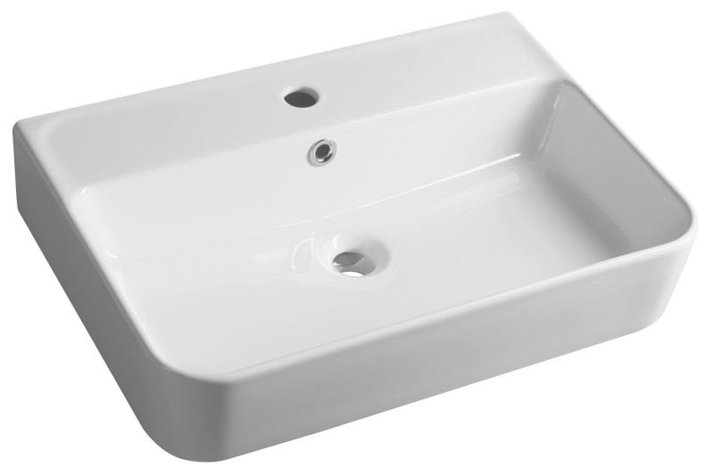 GALI keramické umyvadlo 60x42cm, bílá TU0177