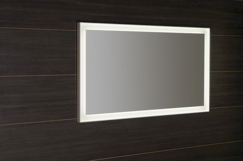 FLUT zrcadlo s LED podsvícením 120x70cm, bílá FT120