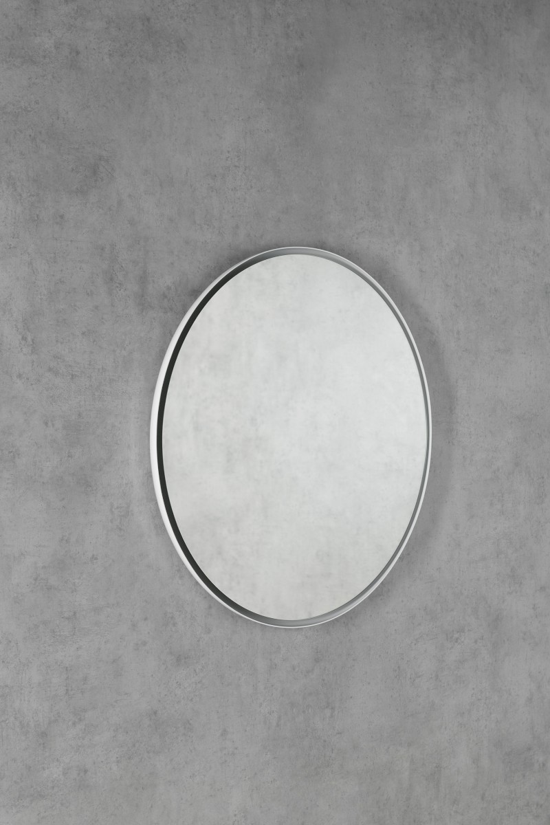 FLOAT kulaté zrcadlo s LED podsvícením ø 60cm, bílá 22559