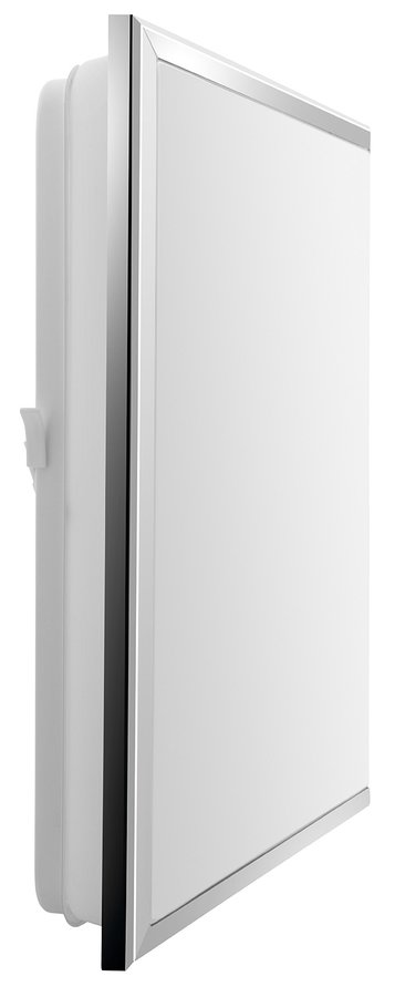 SILVER stropní LED svítidlo 28x28cm, 10W, 230V, 3000K/4000K/6500K, IP44, chrom AU478