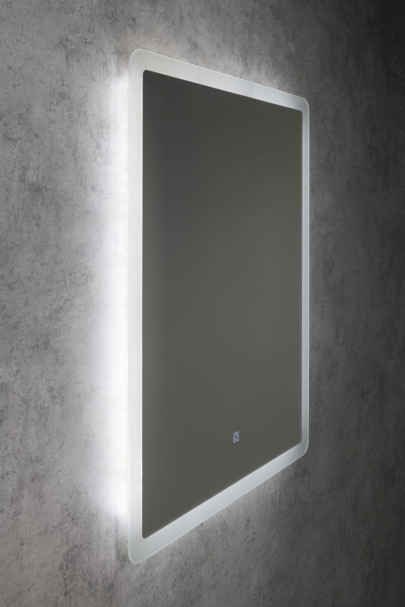 FAGO zrcadlo s LED podsvícením 60x80cm, dotykový senzor, stmívatelné FA060