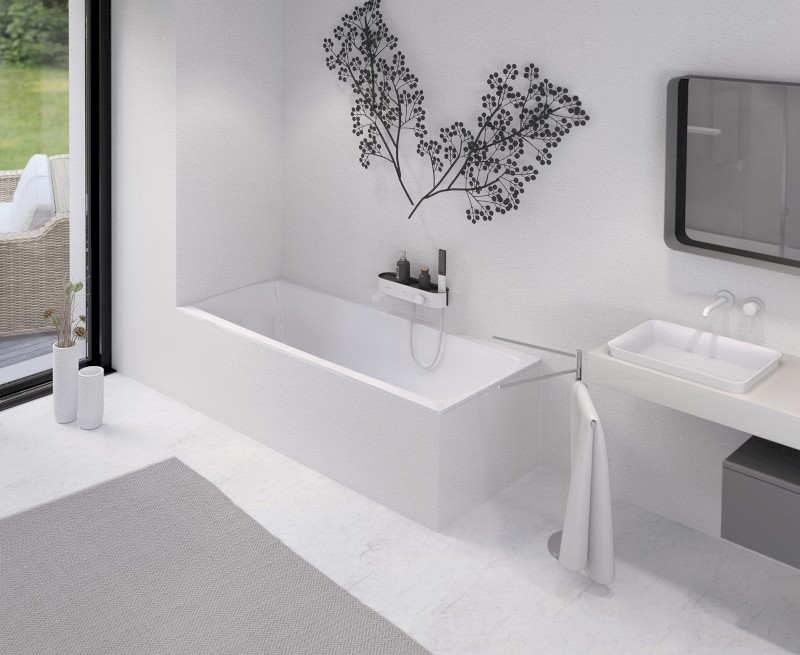 LILY SLIM obdélníková vana 170x70x39cm, bílá 72230S