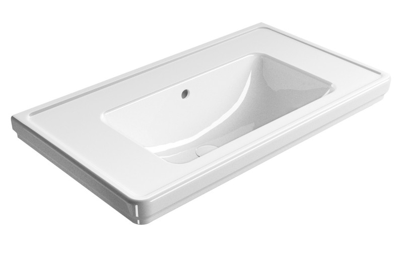 CLASSIC keramické umyvadlo 90x50cm, bez otvoru, bílá ExtraGlaze 8788011