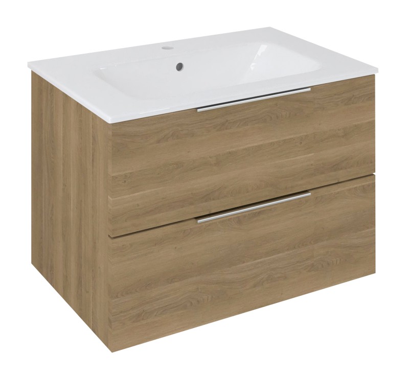 CIRASA umyvadlová skříňka 69,8x52x46cm, dub cuneo CR701-2525
