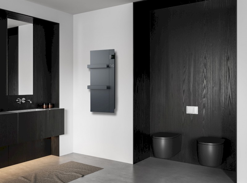 ONSEN EVO elektrické otopné těleso 400x900mm, 1000 W, antracit ONS10011