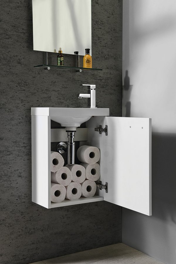 LATUS X umyvadlová skříňka 39,4x50x22cm, bílá LT110-3030