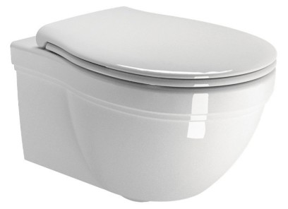 CLASSIC závěsná WC mísa, 37x55cm, bílá ExtraGlaze 871211