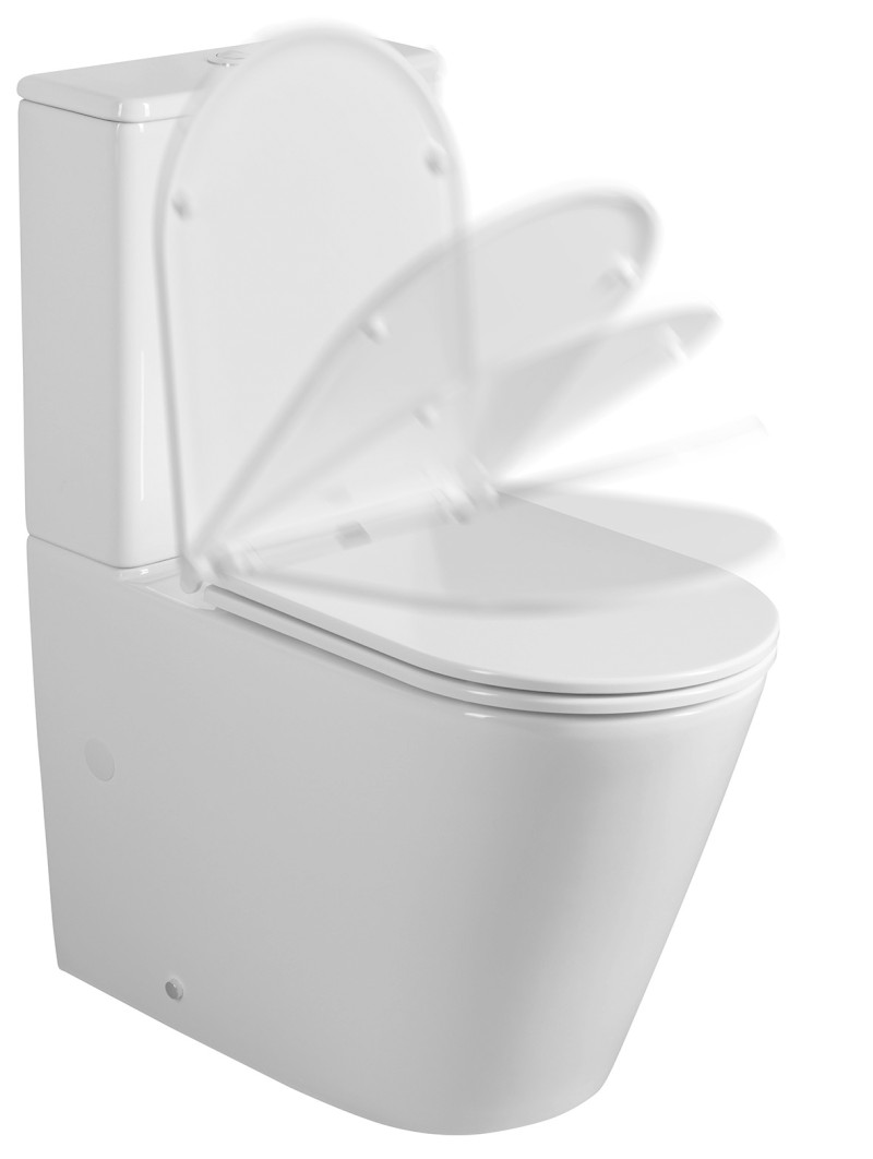 AVIS WC sedátko, SLIM, Soft Close, Easy Take, bílá PCS106