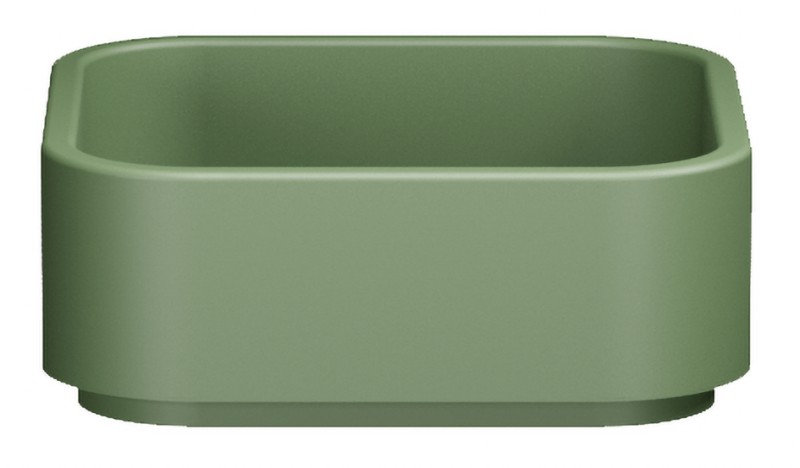 HAKO keramické umyvadlo na desku 40x40cm, verde mat 554411