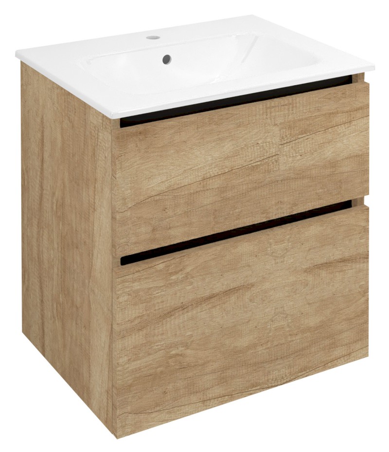 EZARA umyvadlová skříňka 59,2x64x46cm, dub alabama EZ601-2222