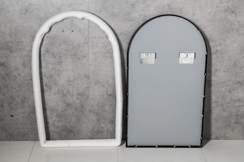 AROWANA zrcadlo v rámu 55x95cm, černá mat AWB5595