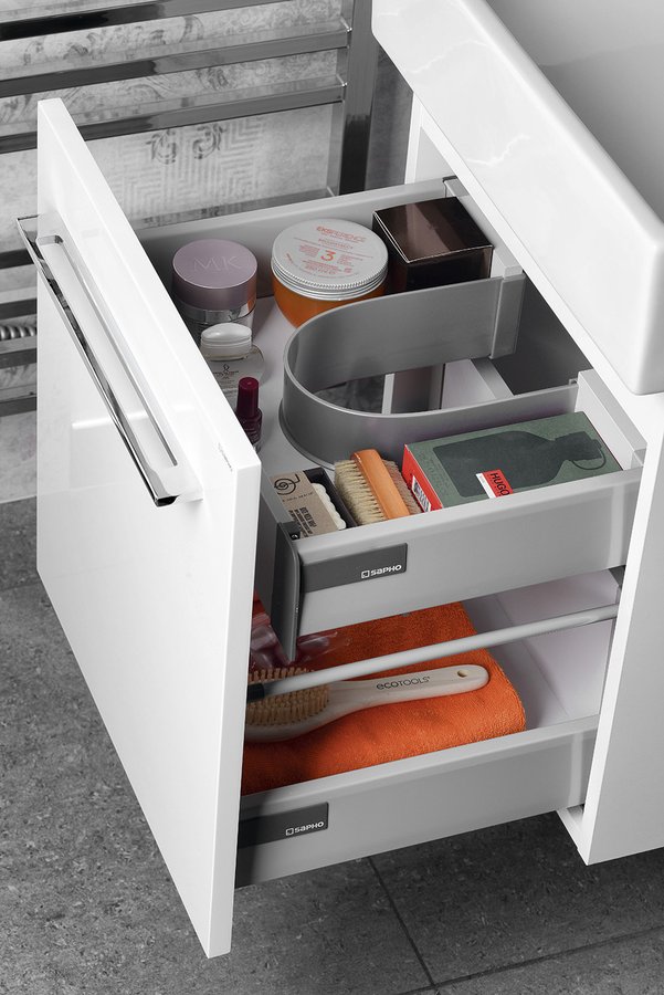 NATY umyvadlová skříňka 46,5x50x40cm, bílá NA050-3030