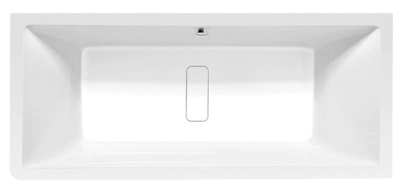 MARLENE CURVE R MONOLITH obdélníková vana 175x75x63cm, bílá 72034MCR