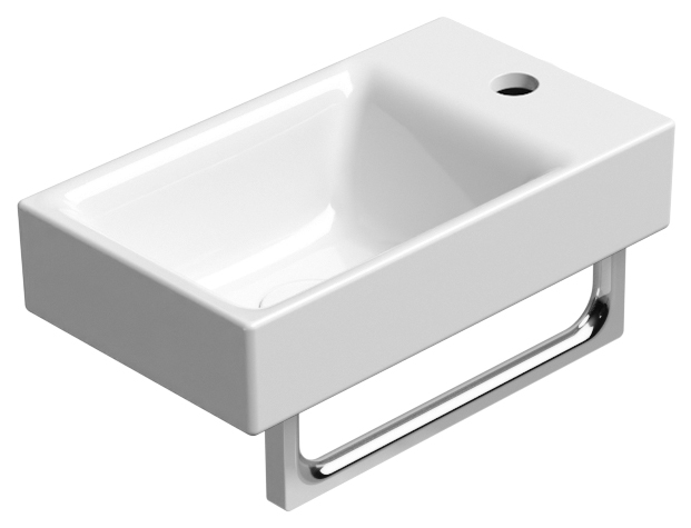 NUBES keramické umývátko 40x23cm, pravé/levé, bílá ExtraGlaze 9636111