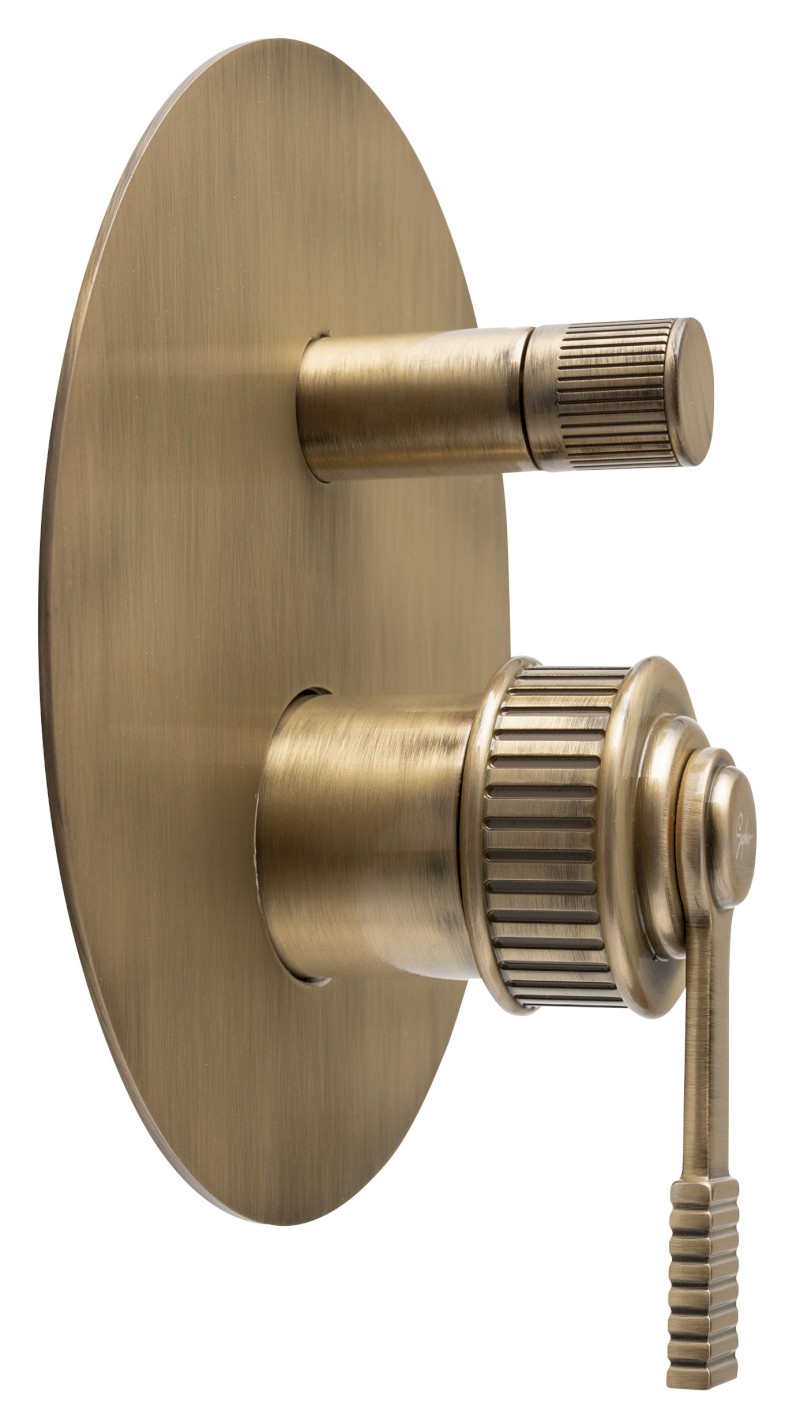 VERSI podomítková sprchová baterie, 2 výstupy, bronz RV042/18