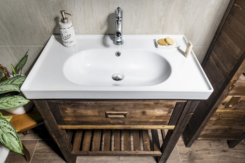 BRAND keramické umyvadlo 80x45cm, bílá TU0422