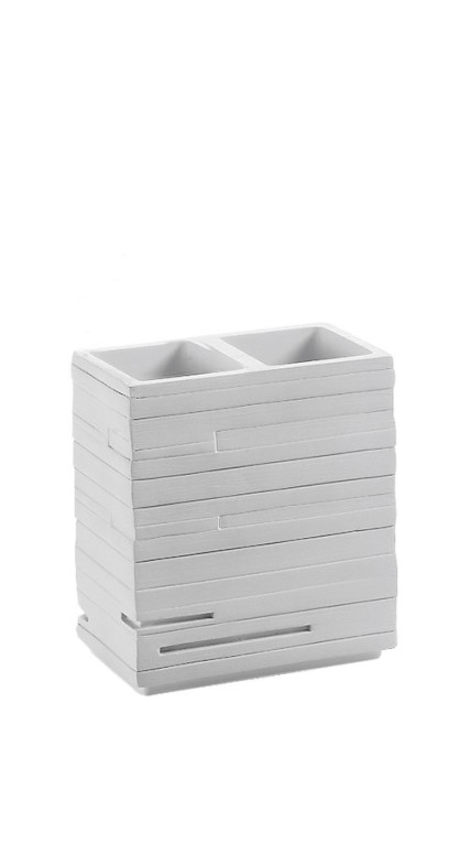 QUADROTTO držák kartáčků na postavení, bílá QU9802