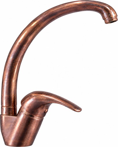 SALY stojánková dřezová baterie, výška 280mm, měď SA515
