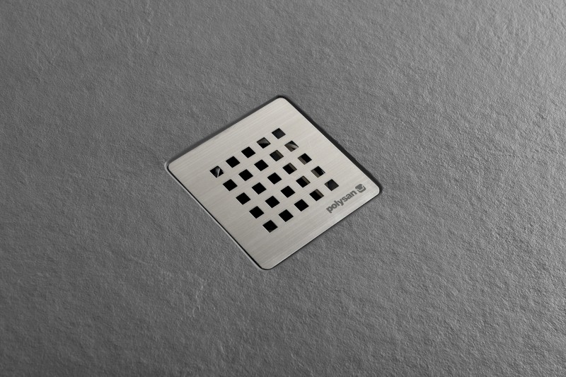 TRENECA vanička z litého mramoru s možností úpravy rozměru, 140x80cm, šedá mat 84304.31