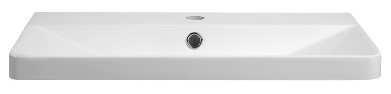 SEN umyvadlo nábytkové, litý mramor, 61x35cm, bílá SN610