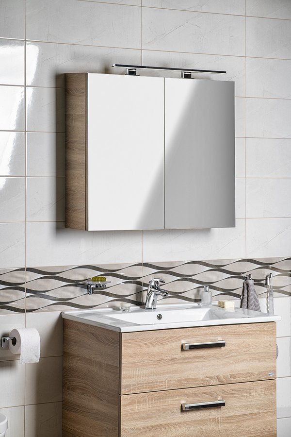 VEGA galerka, 80x70x18cm, dub platin VG880