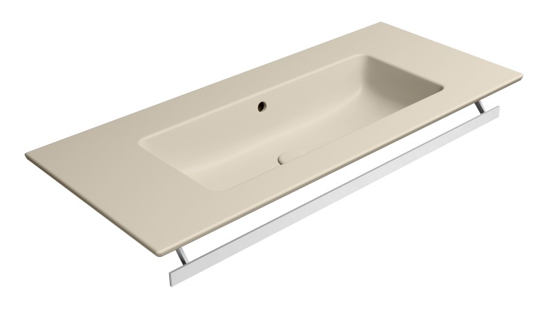 PURA keramické umyvadlo Slim 102x46cm, bez otvoru, creta mat 8886008