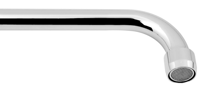 Universální výtokové ramínko k baterii, 250mm, typ-U, chrom 15U250