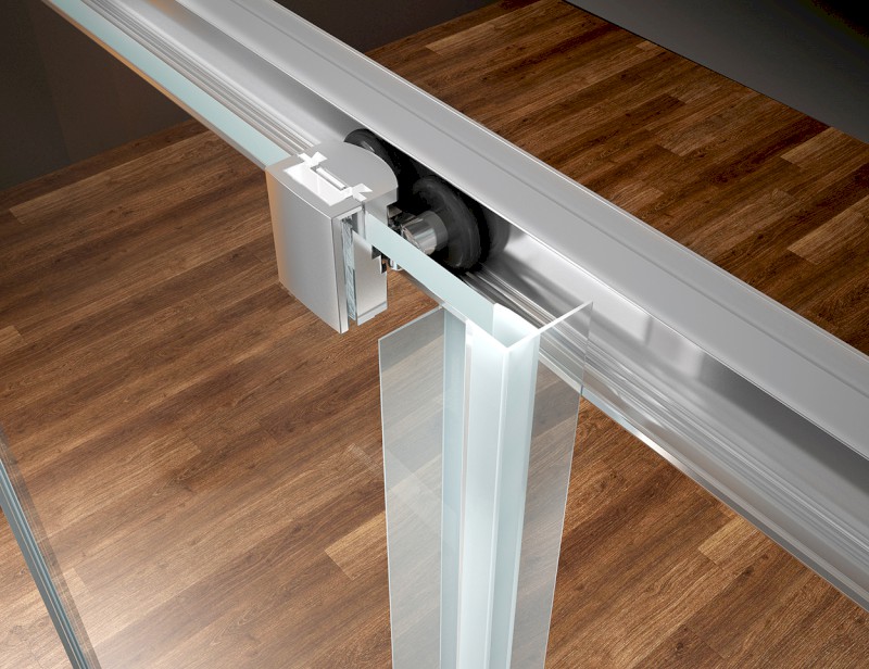 BORG čtvercová sprchová zástěna 900x900x1950 mm, čiré sklo 751.190.1