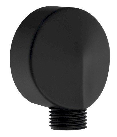 Vývod sprchy, průměr 55mm ABS/černá mat SC571B