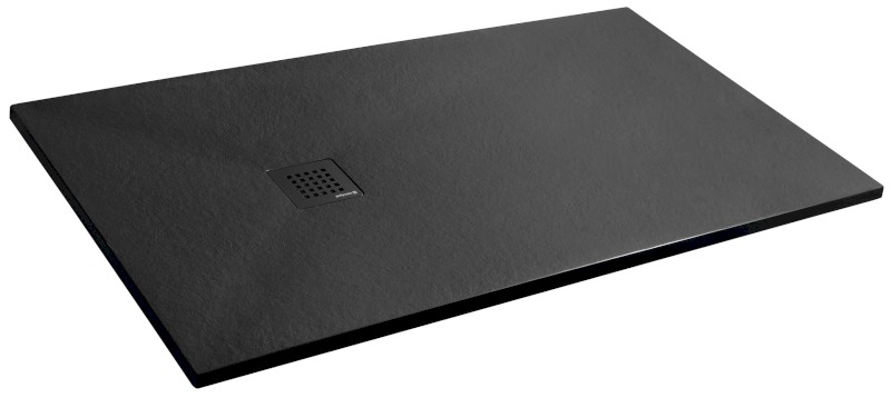 TRENECA vanička z litého mramoru s možností úpravy rozměru, 160x90cm, černá mat 84311.21