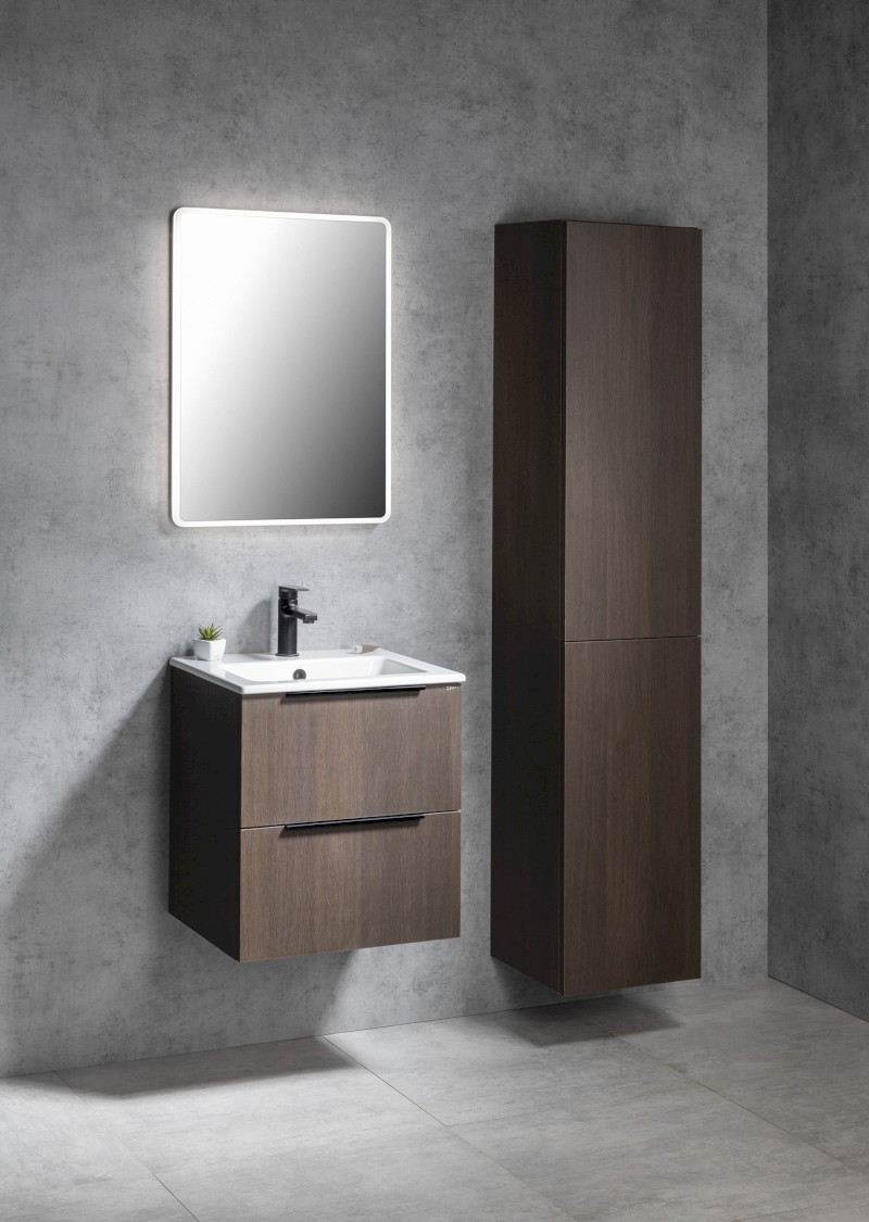 CIRASA umyvadlová skříňka 58x54x39cm, borovice rustik CR592-1616