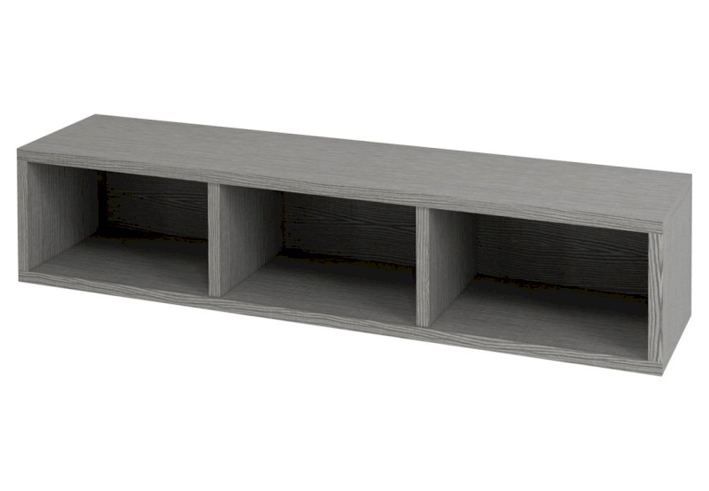 ESPACE otevřená policová skříňka 20x94x22cm, dub stříbrný ESC130-1111