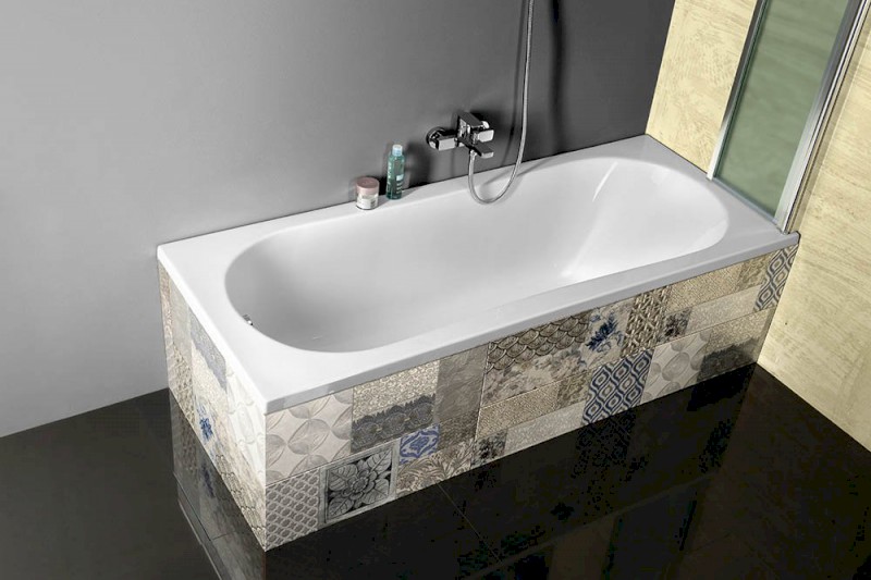 JIZERA vana 160x70x39cm, bílá G1670